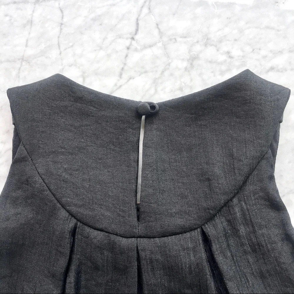 Alexia Admor Jewel Black Satin Trapeze Dress - Picture 4 of 10